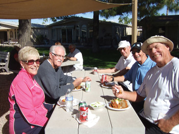 Fun was had by all at the welcome back picnic of the SunBird Tennis Club!