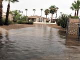 Heavy rain caused flooding in SunBird.