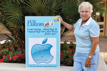 Beverly Schalin, board member of the Apple Users Group of Sun Lakes (AUGSL), invites all Apple users to join AUGSL which meets the second Monday of each month at 6:30 p.m.in the Bradford Room of the IronOaks Country Club in Sun Lakes.