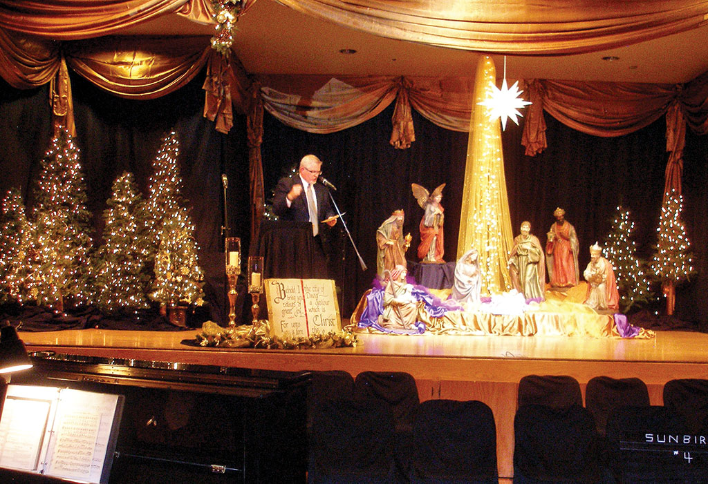 The SunBird Church was beautifully decorated for the Christmas season!