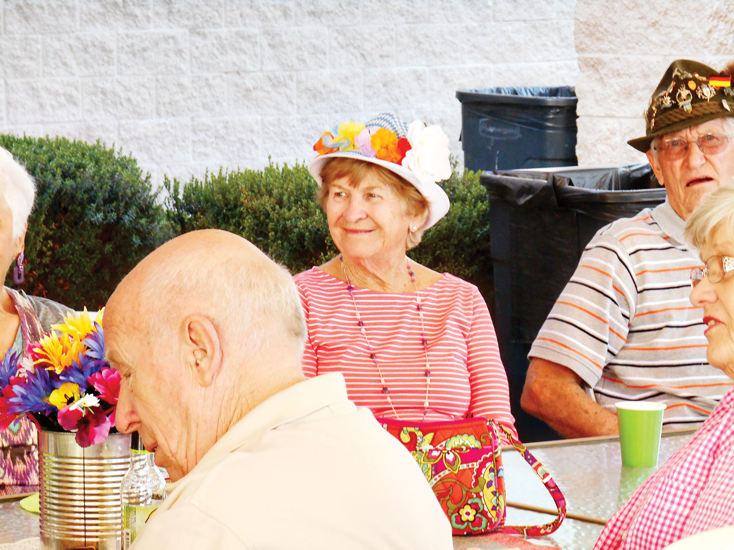 German Club members enjoyed the patio party on April 26!