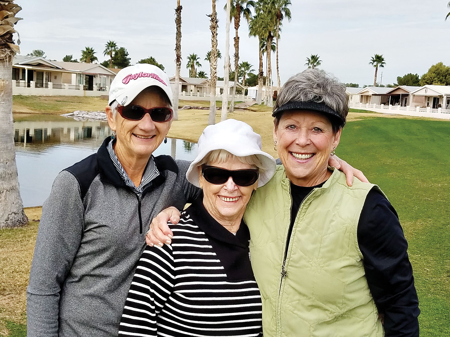 Left to right: Margie Leach, June Yates, Connie Lundeen