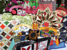 A few of the beautiful boutique table items for sale at the 8th annual Agave Quilters Guild Quilt Show Saturday, April 1, from 10:00 a.m. to 4:00 p.m. in the Sun Lakes Country Club Navajo room