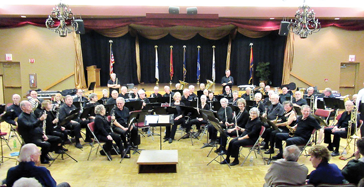 Tower Point Concert band recent performance at SunBird.