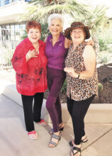Left to right: Mimi Fishkel, Rosie Vanderveen, and Lynn McHale