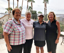 Honored women from the front and back nine holes. Do you recognize these golf-loving women?