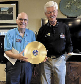 Jon Lyons and President Ed Anderson