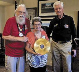 Roger and Judi Edmonds with President Ed Anderson